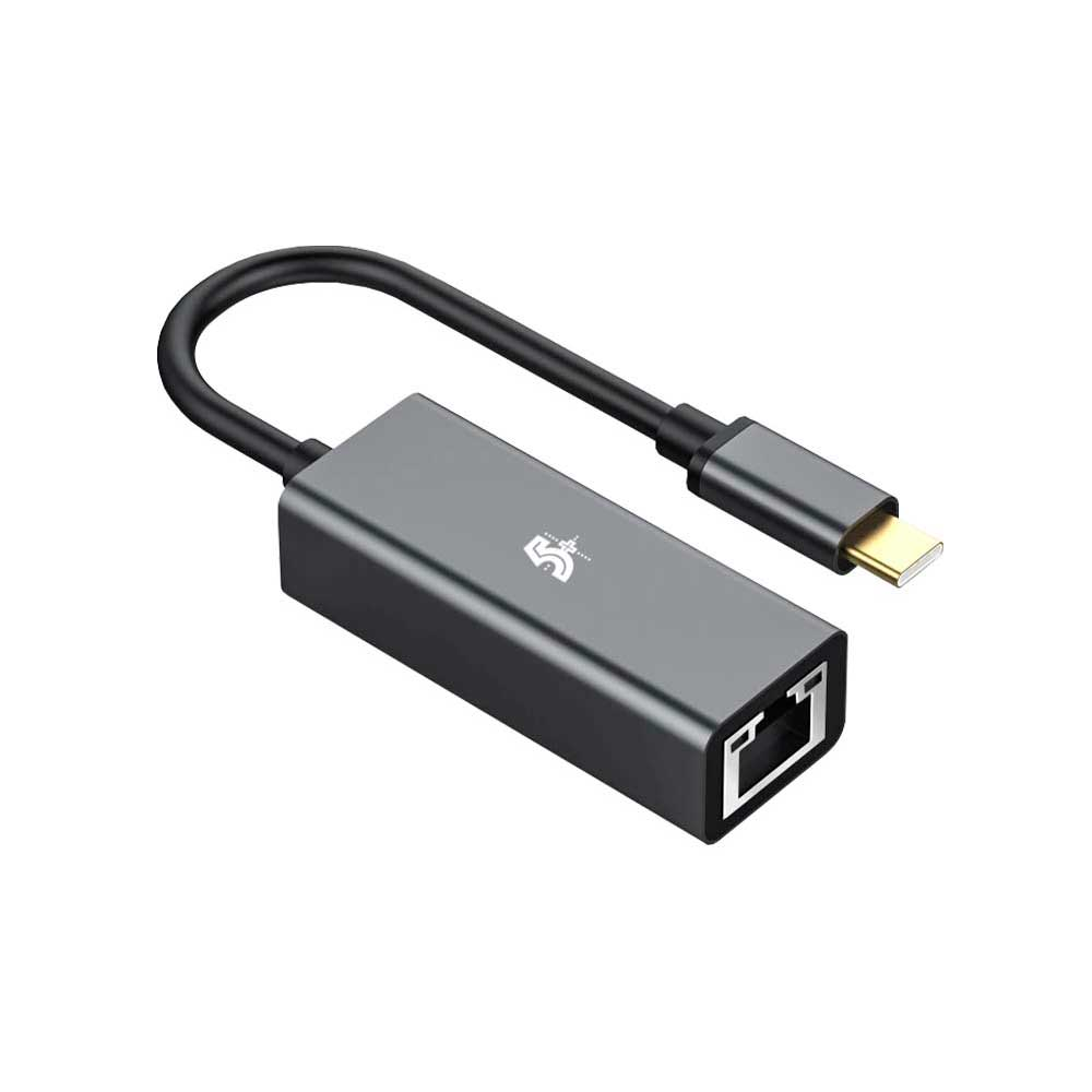 Imagem de CABO ADAPTADOR USB C PARA LAN 10/100/1000MBPS 5+ - 018-7550