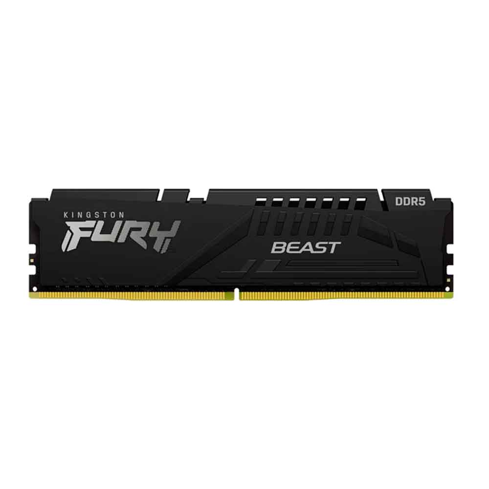 Mostrar detalhes de MEMORIA KINGSTON FURY BEAST 16GB DDR5 5600MT/s 1.25V BLACK DESKTOP - KF556C40BB-16 Imagem de MEMORIA KINGSTON FURY BEAST 16GB DDR5 5600MT/s 1.25V BLACK DESKTOP - KF556C40BB-16
