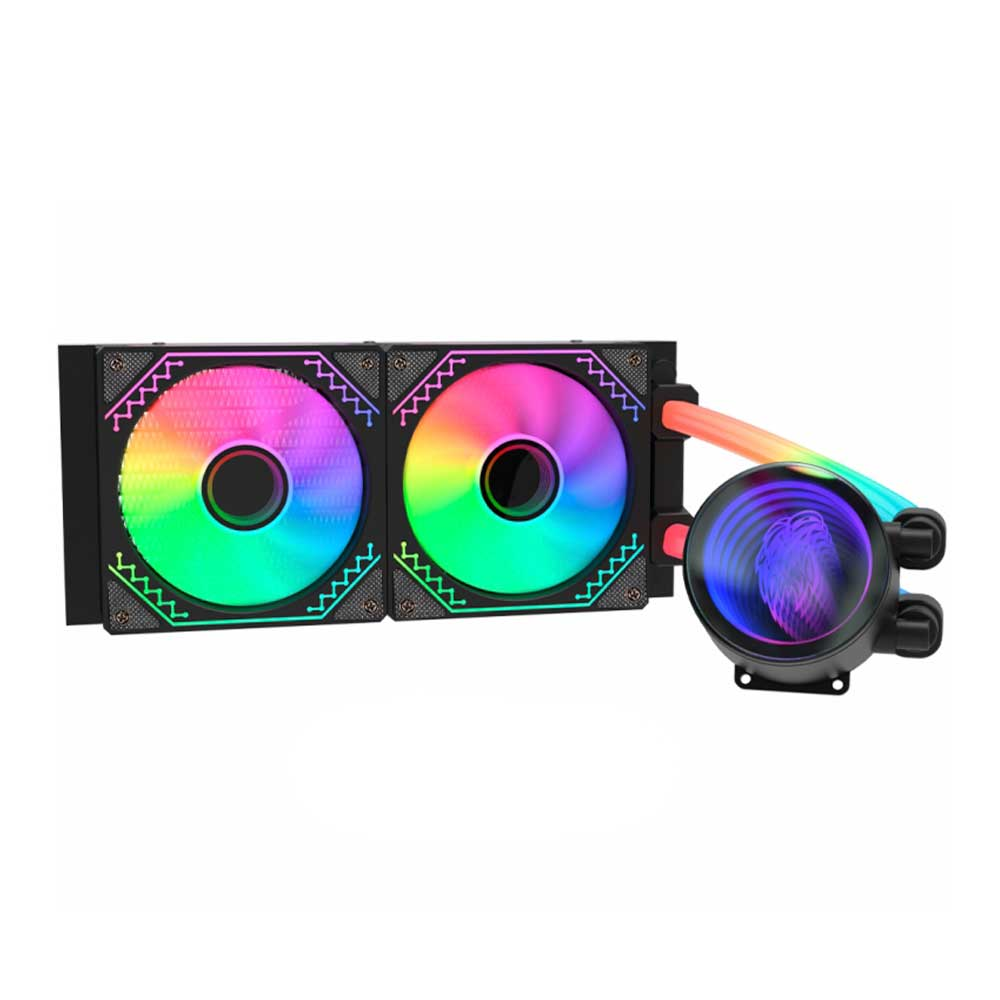 Imagem de WATER COOLER WAC9 K-MEX BIFROST INFINITE 240MM ARGB PRETO