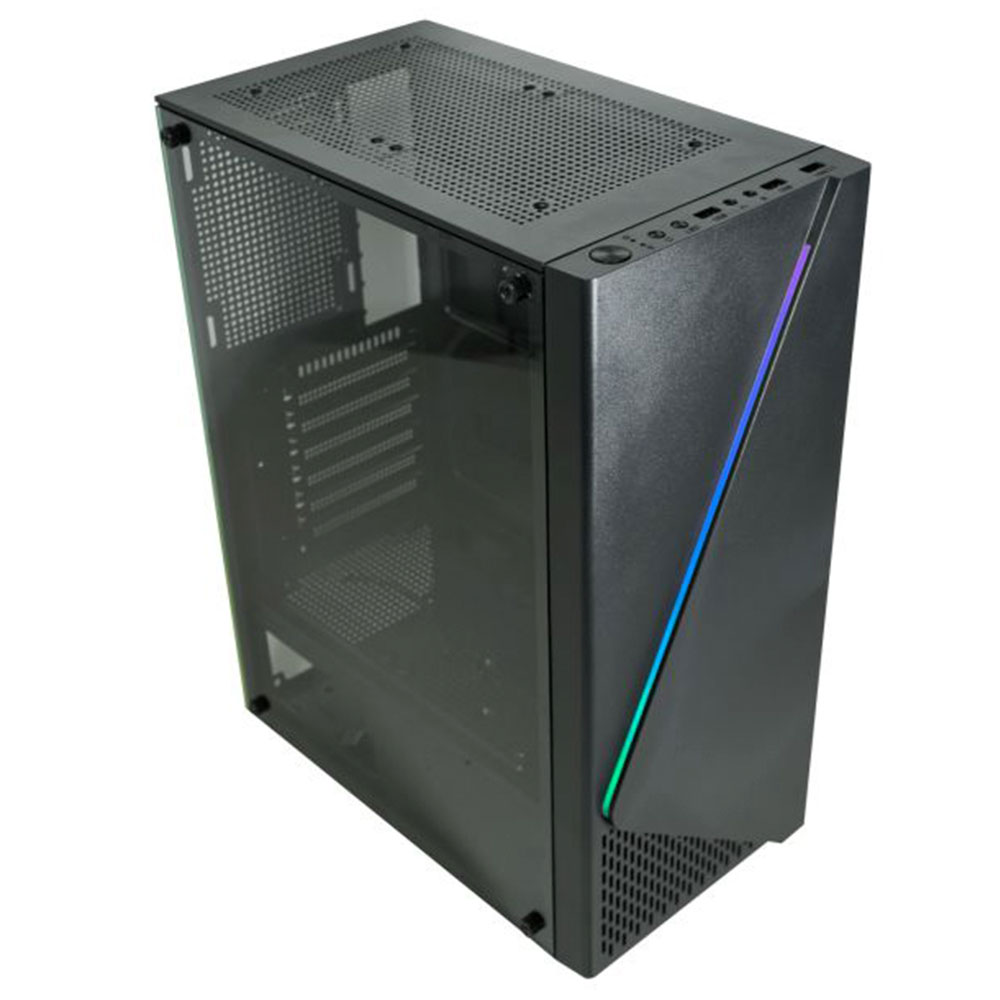 Imagem de GABINETE GAMER K-MEX CG-11C5 DEMON PAINEL LED - CG11C5RH0010B0X