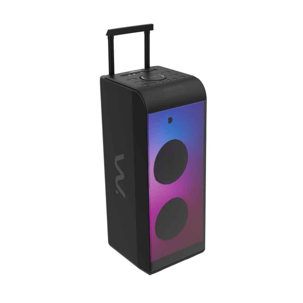 Mostrar detalhes de CAIXA DE SOM BLUETOOTH AMPLIFICADA WAVEONE FIREWORK COM LED Imagem de CAIXA DE SOM BLUETOOTH AMPLIFICADA WAVEONE FIREWORK COM LED