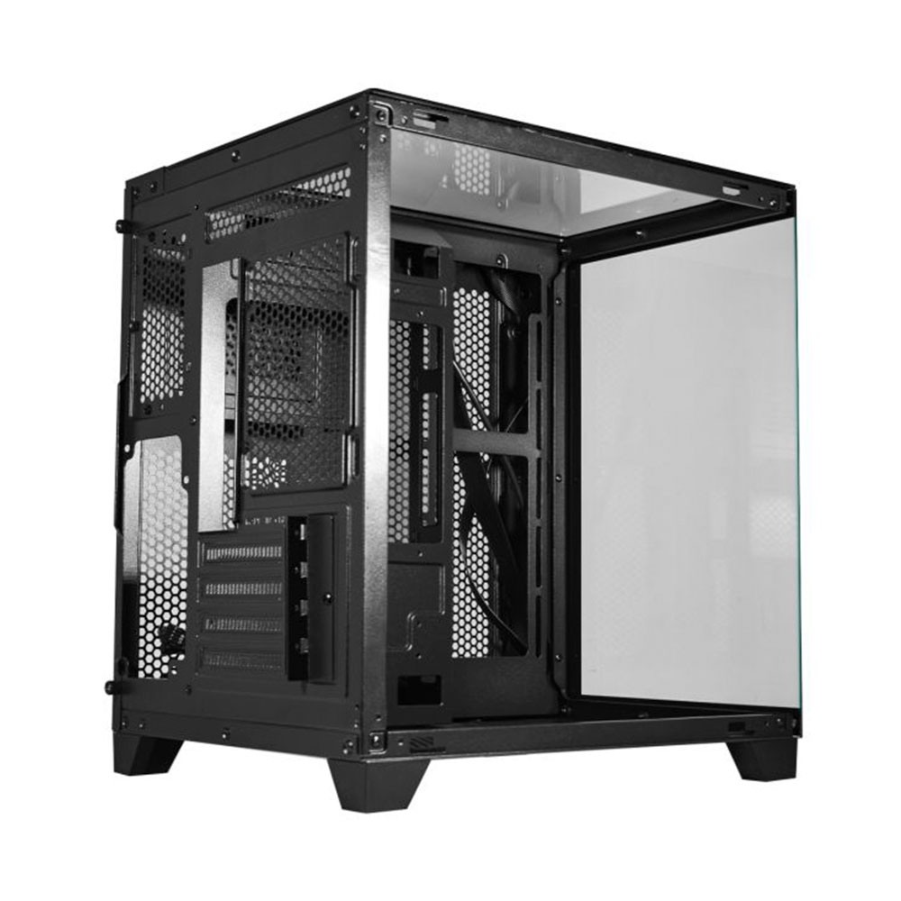 Imagem de GABINETE GAMER K-MEX AQUARIO CG-0725 VISAO PRETO MICRO ATX SEM FAN