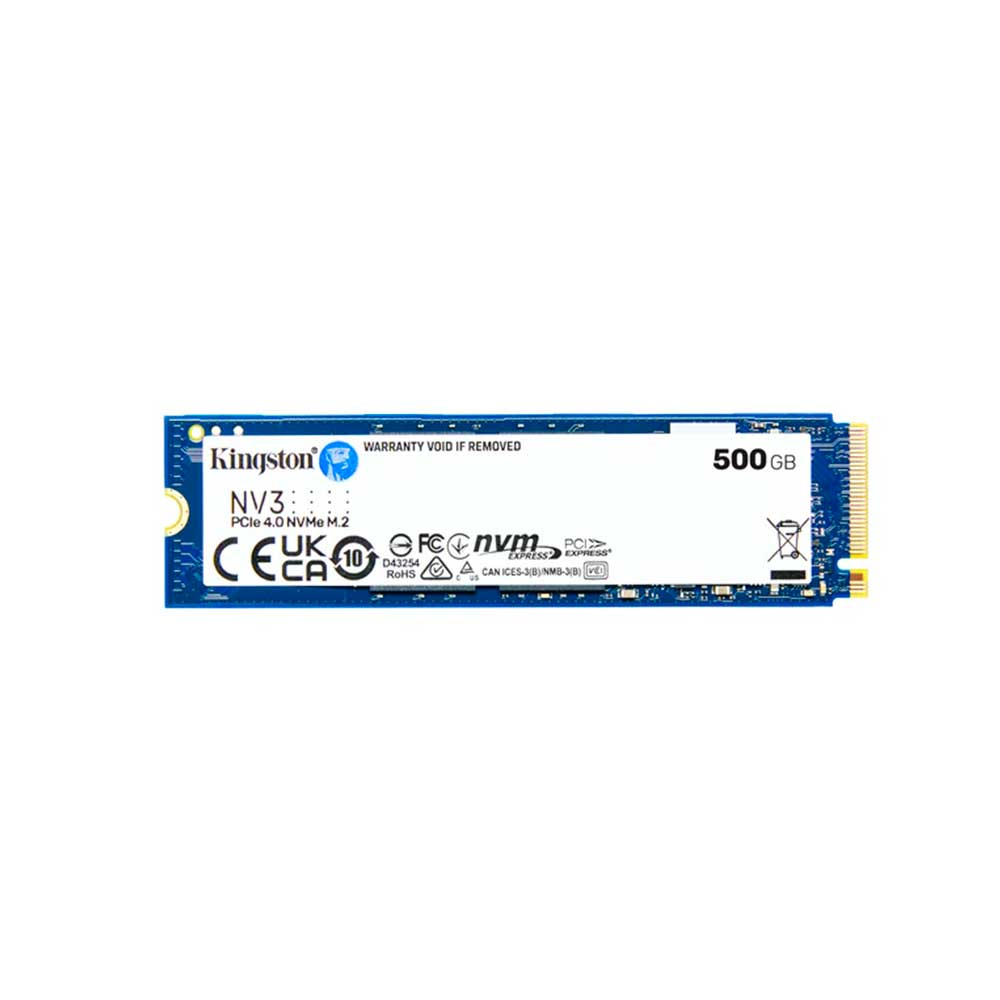 Imagem de SSD KINGSTON NV3 500GB M.2 2280 NVME PCIE 4.0 - SNV3S/500G