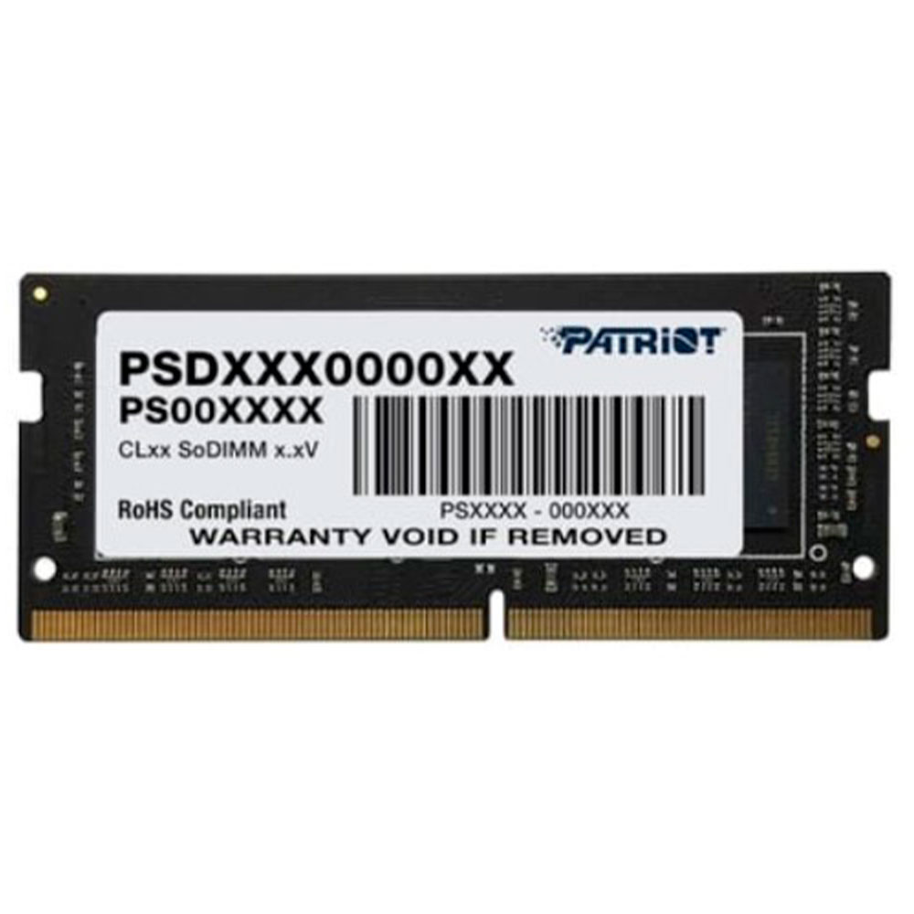 Imagem de MEMORIA PATRIOT 8GB DDR4 3200MHZ 1.2 SIGNATURE - NOTEBOOK -  PSD48G32002S