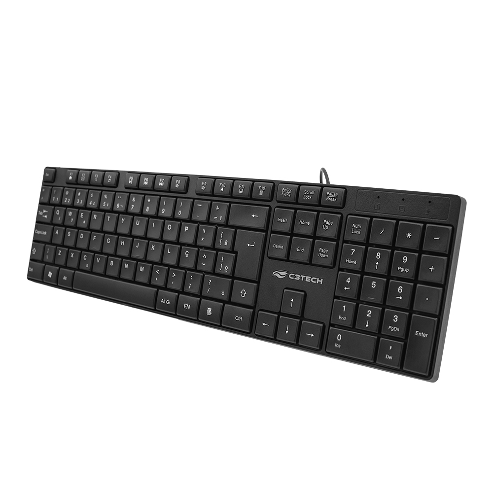 Mostrar detalhes de TECLADO C3TECH USB MULTIMIDIA KB-M11BK 2 METROS PRETO Imagem de TECLADO C3TECH USB MULTIMIDIA KB-M11BK 2 METROS PRETO