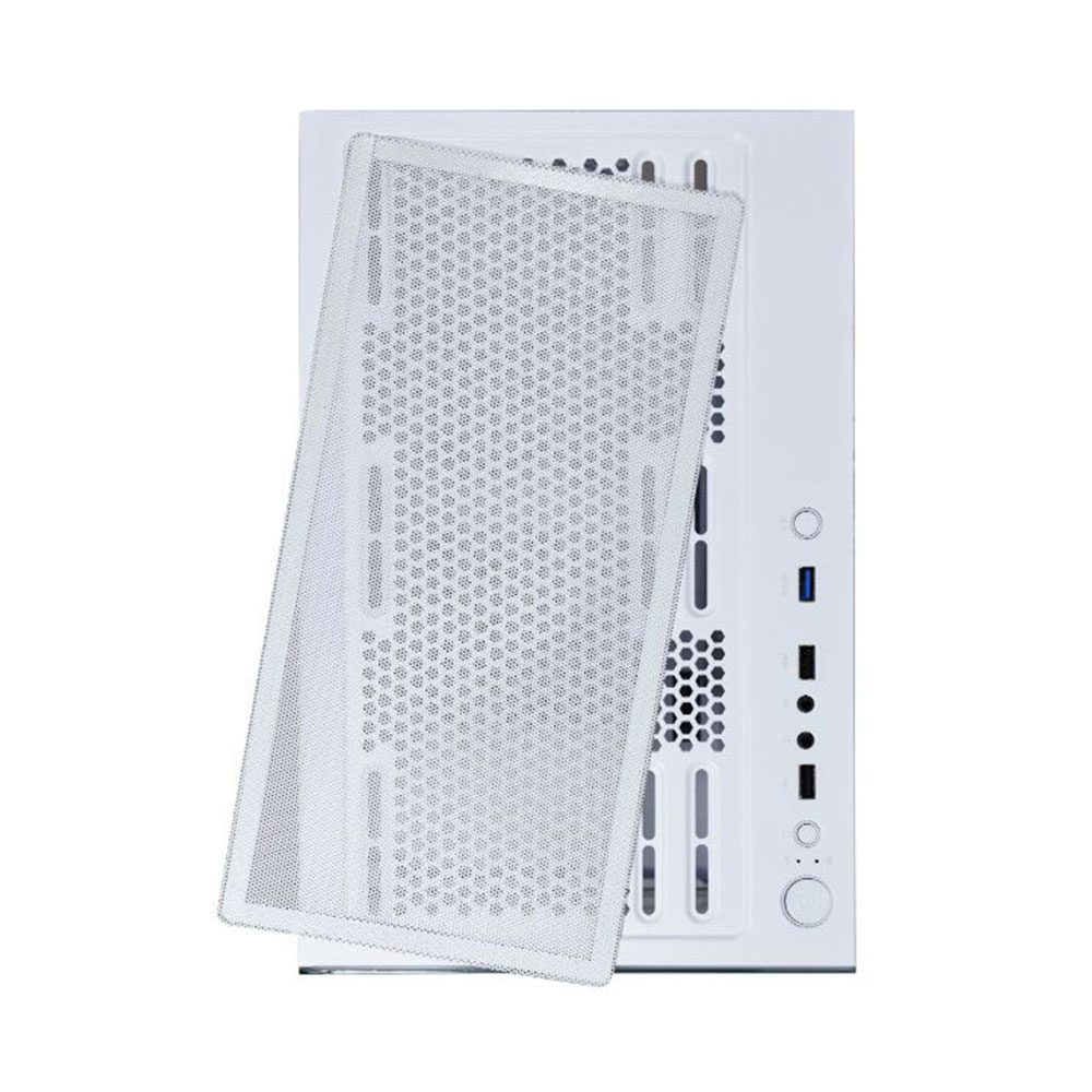 Imagem de GABINETE GAMER K-MEX AQUARIO CG-W1TW MEDUSA BRANCO MICRO ATX SEM FAN