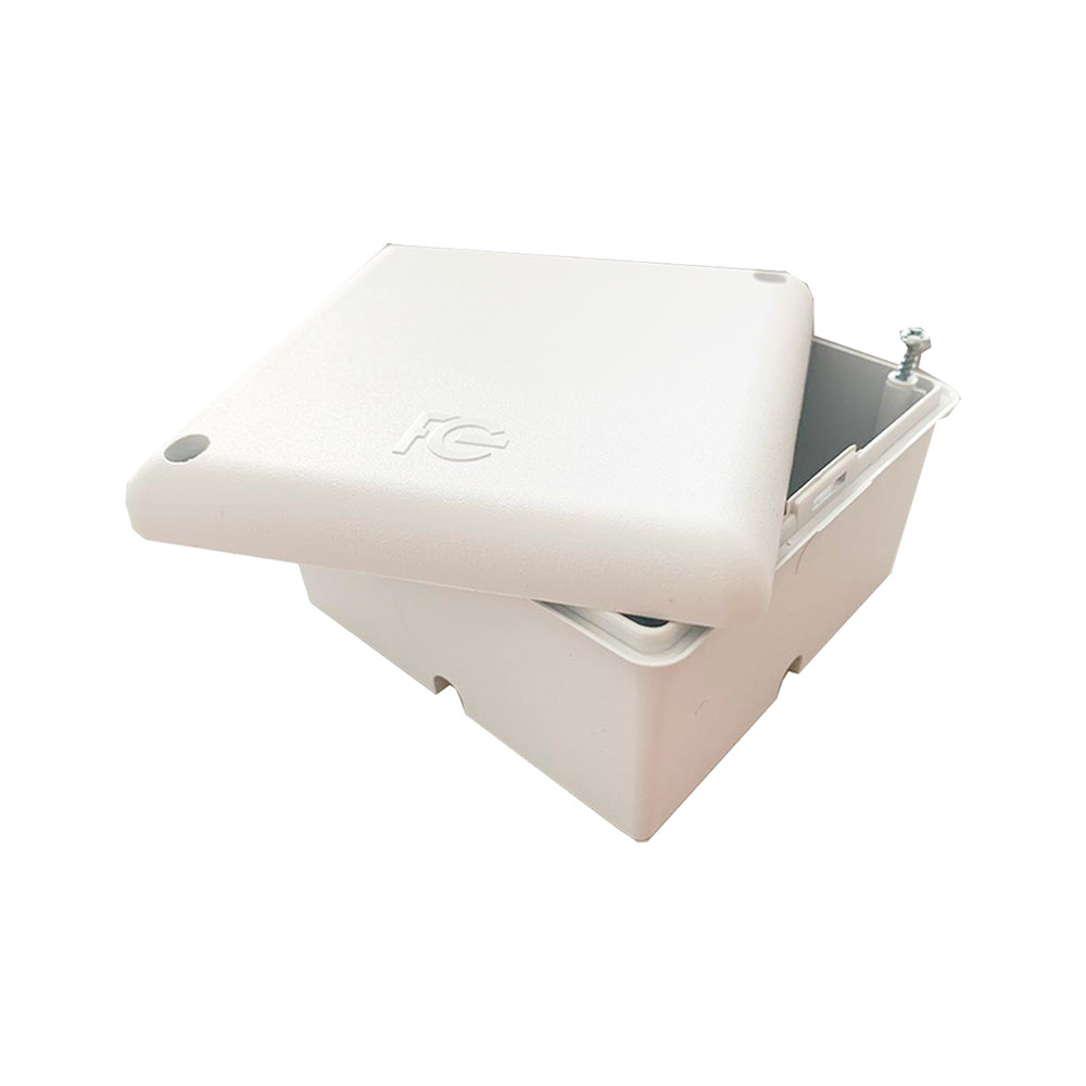 Imagem de CAIXA PLASTICA DE SOBREPOR PARA CFTV AMBIENTE EXTERNO IP65 FCCX030N - FC FONTES