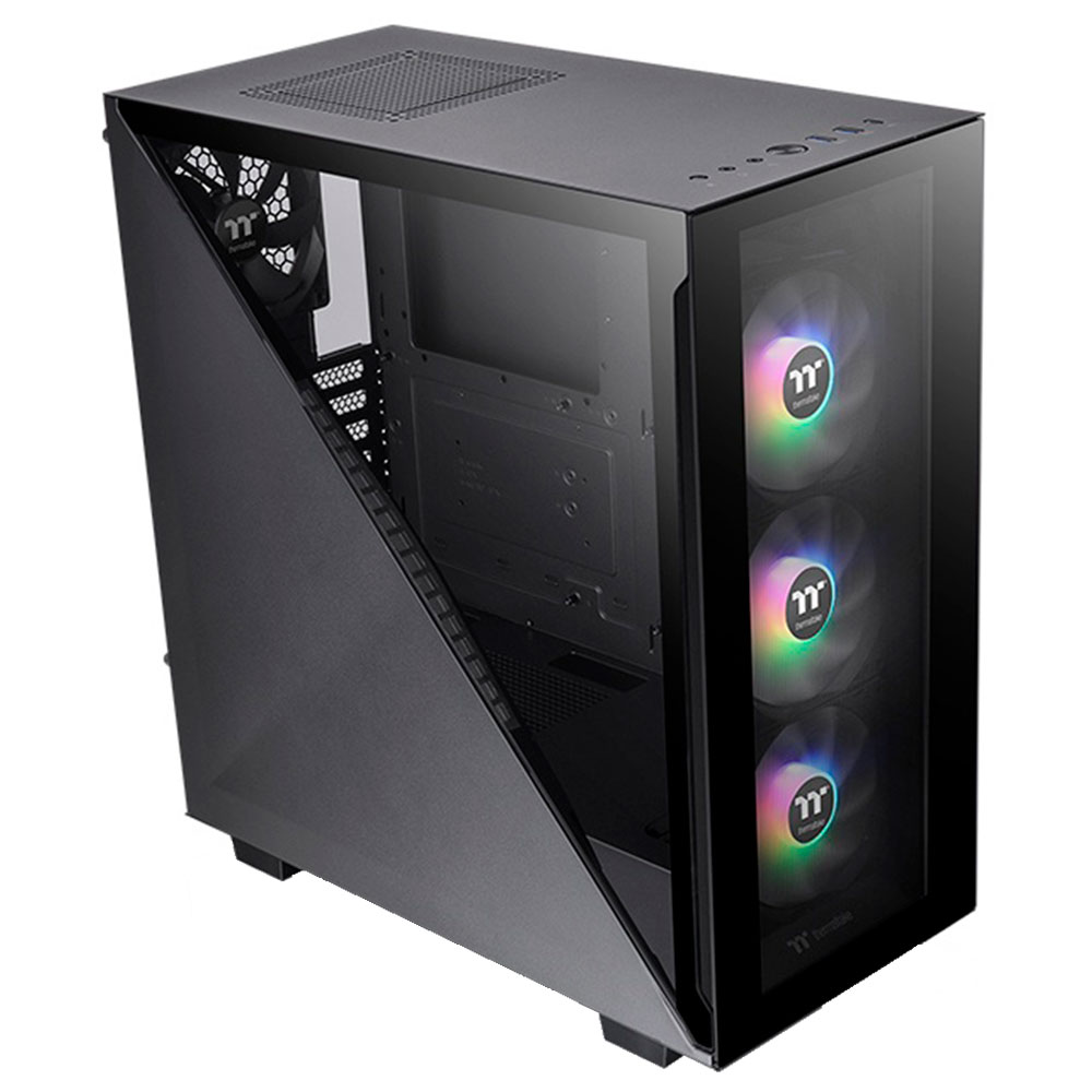 Mostrar detalhes de GABINETE GAMER THERMALTAKE DIVIDER 300 TG ARGB PRETO C/ 2 FANS - CA-1S2-00M1WN-01 Imagem de GABINETE GAMER THERMALTAKE DIVIDER 300 TG ARGB PRETO C/ 2 FANS - CA-1S2-00M1WN-01