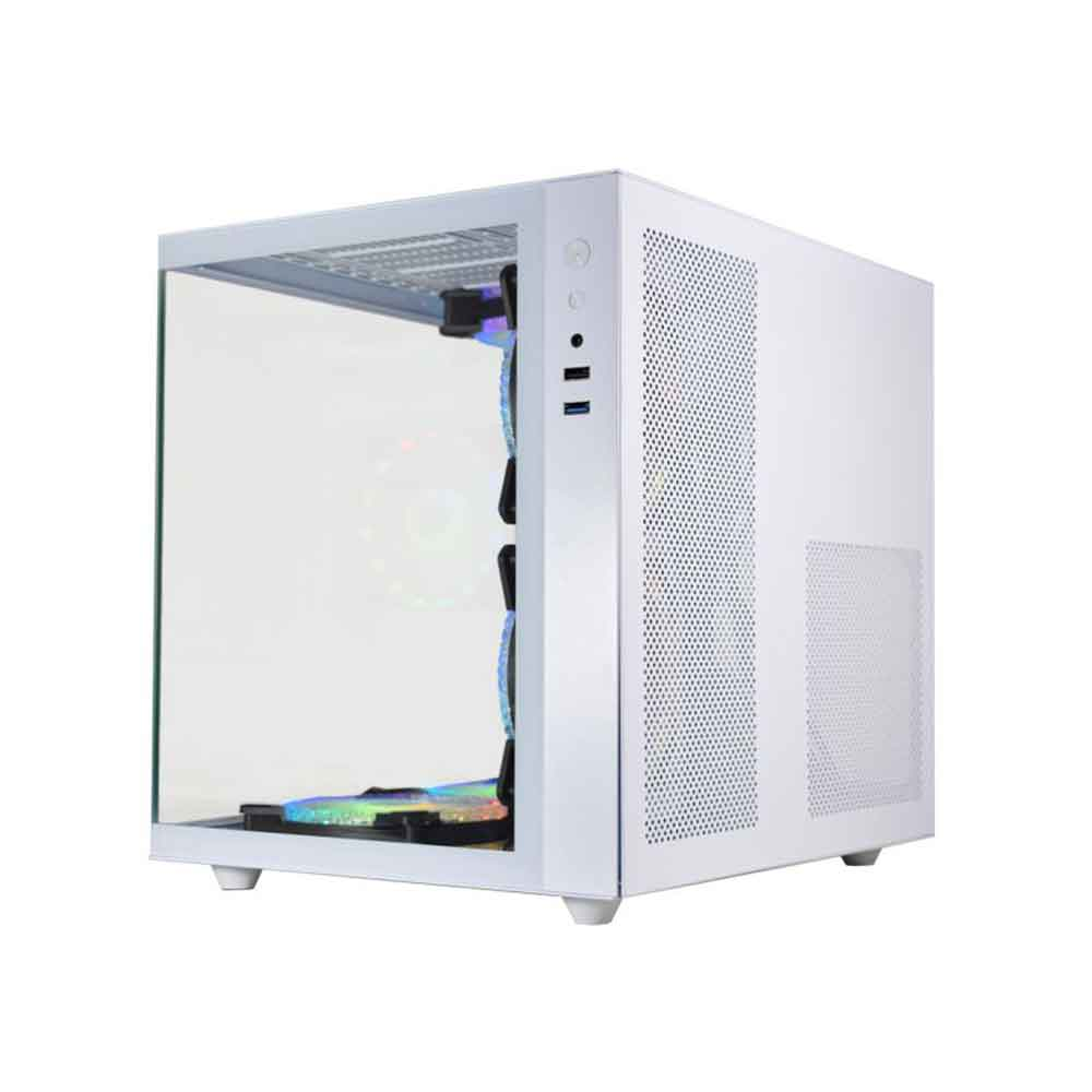 Imagem de GABINETE GAMER K-MEX AQUARIO CG-W2SB MICRO ATX BRANCO