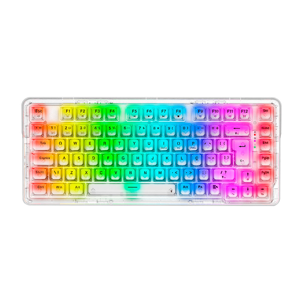 Mostrar detalhes de TECLADO REDRAGON MECANICO GAMER ELF PRO RGB CRYSTAL CLEAR TRANSPARENTE K649CT-RGB-PRO PT Imagem de TECLADO REDRAGON MECANICO GAMER ELF PRO RGB CRYSTAL CLEAR TRANSPARENTE K649CT-RGB-PRO PT