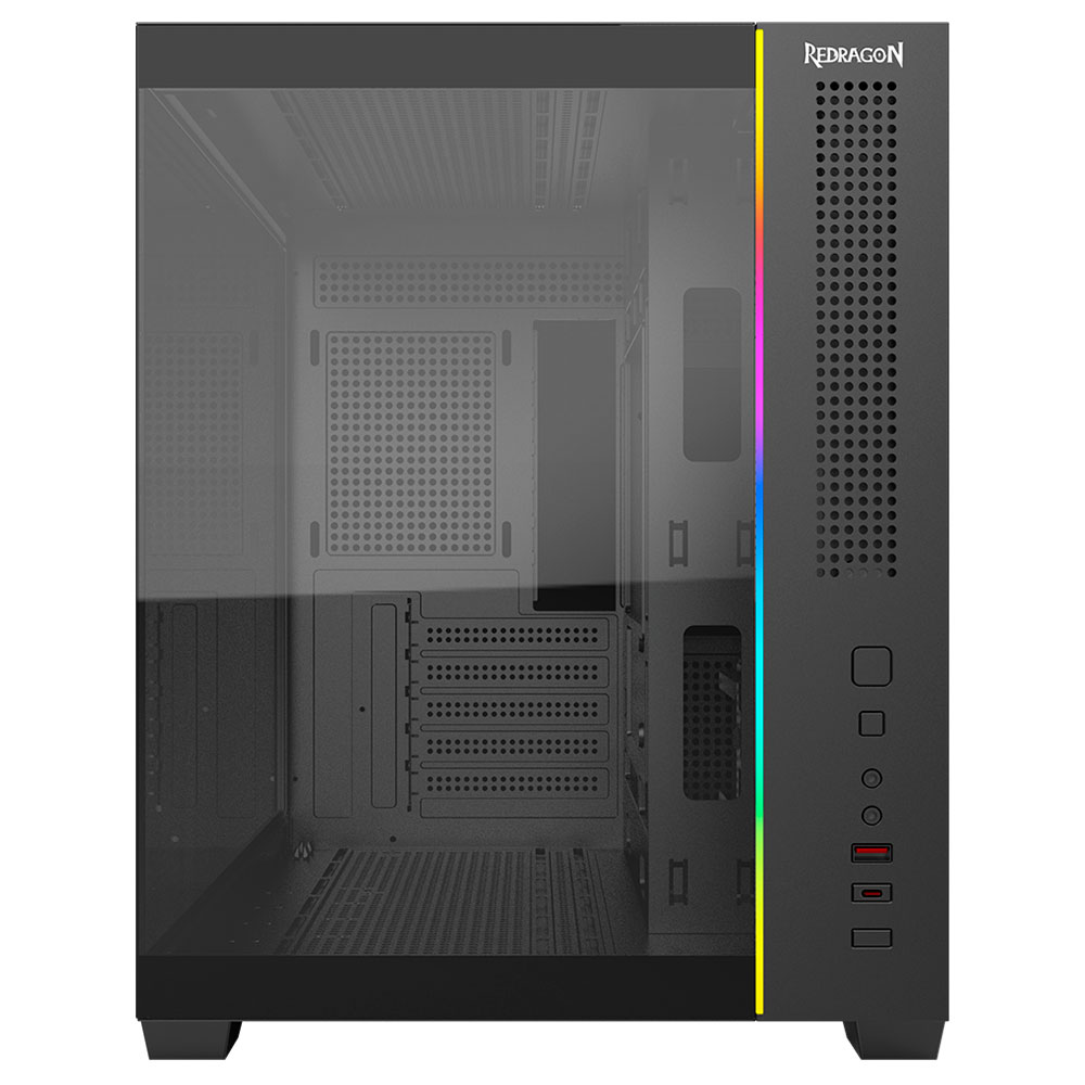 Imagem de GABINETE GAMER REDRAGON WIDELOAD MINI LITE RGB MICRO ATX PRETO CA-611B