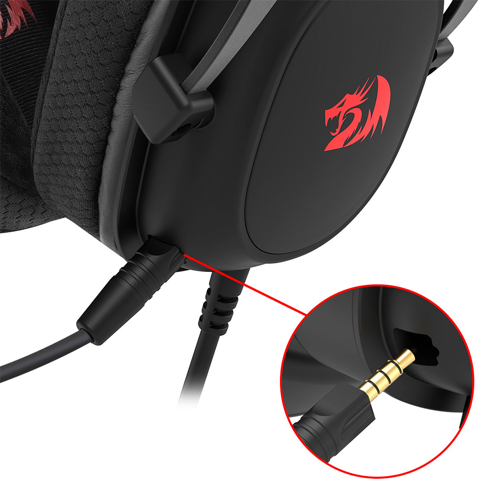Imagem de HEADSET GAMER REDRAGON ZEUS LITE PRETO H510-LT