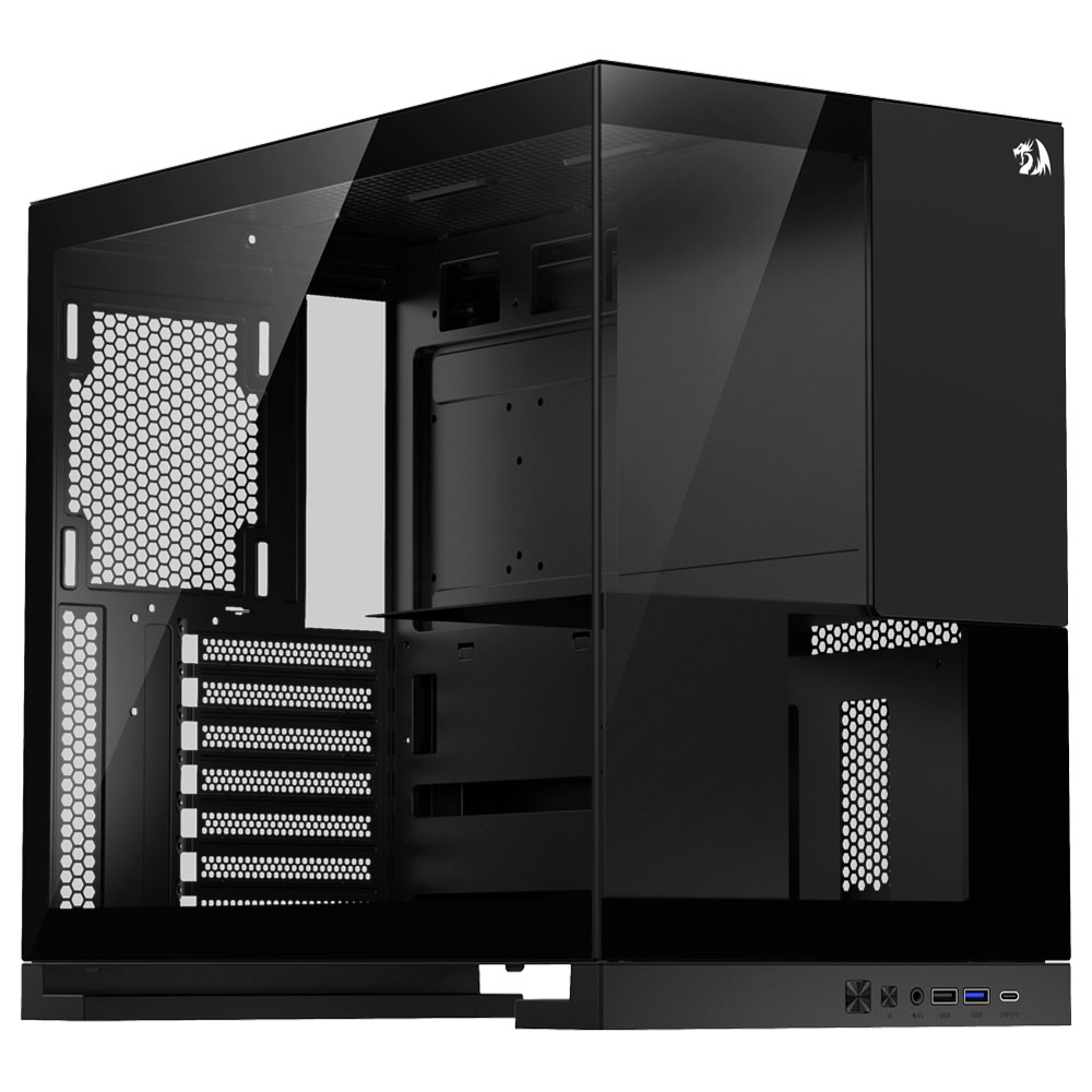 Imagem de GABINETE GAMER REDRAGON ETERNAL SEM FAN PRETO CA-612B