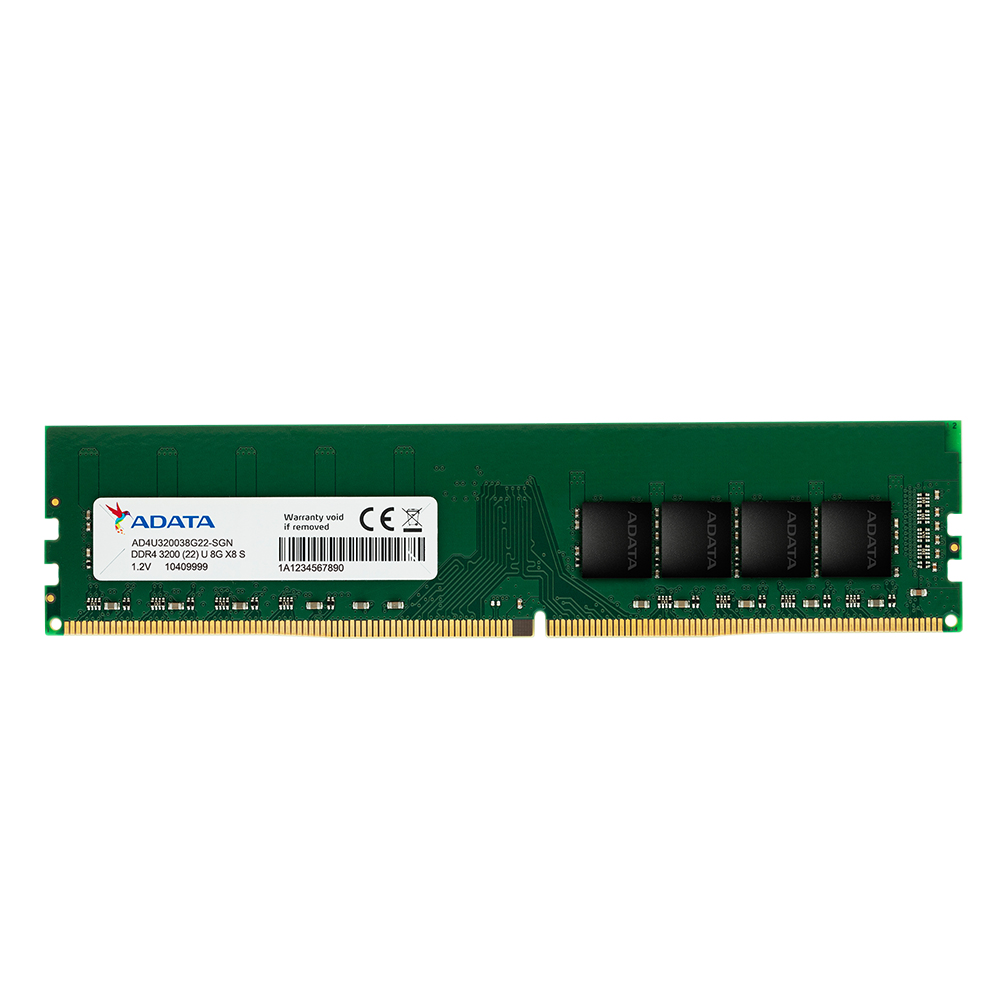 Mostrar detalhes de MEMORIA ADATA 8GB DDR4 3200MHZ 1.2V DESKTOP - AD4U32008G22-SGN Imagem de MEMORIA ADATA 8GB DDR4 3200MHZ 1.2V DESKTOP - AD4U32008G22-SGN