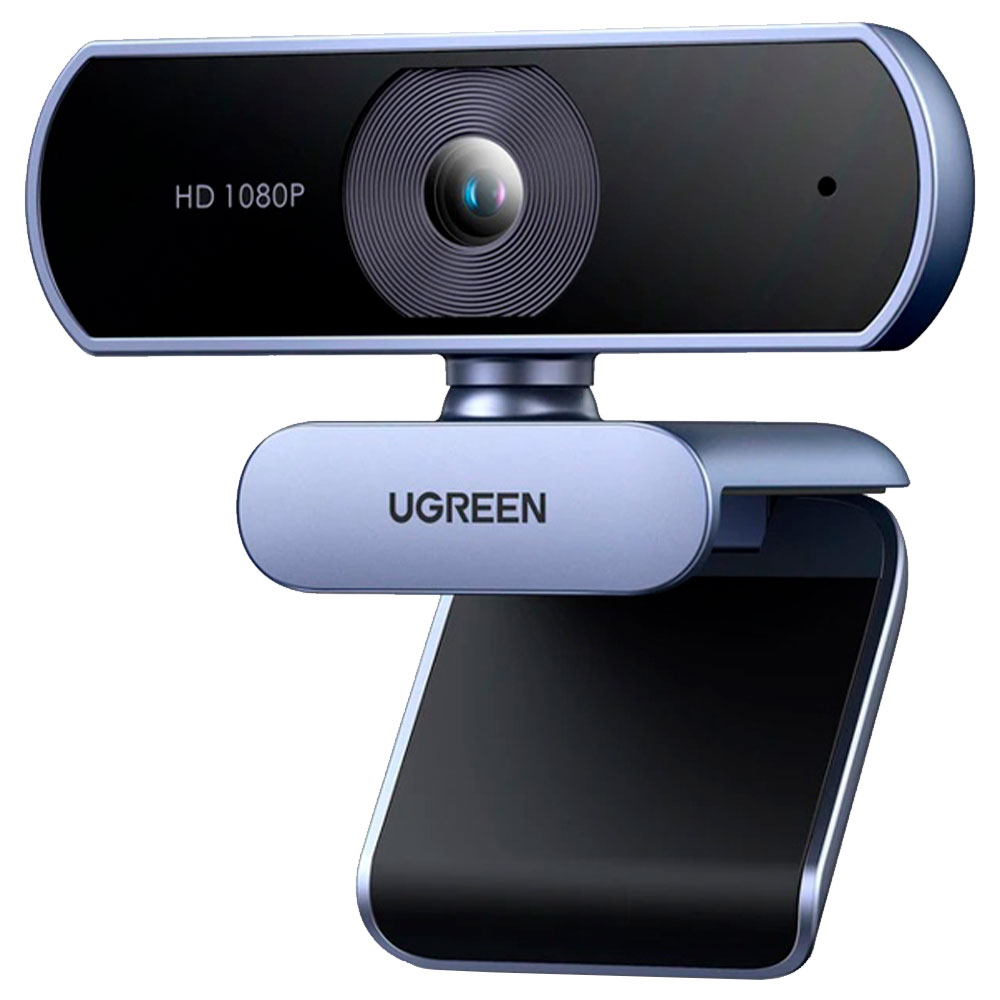 Mostrar detalhes de WEBCAM UGREEN 1080P FULL HD USB CINZA COM MICROFONE - CM678 Imagem de WEBCAM UGREEN 1080P FULL HD USB CINZA COM MICROFONE - CM678