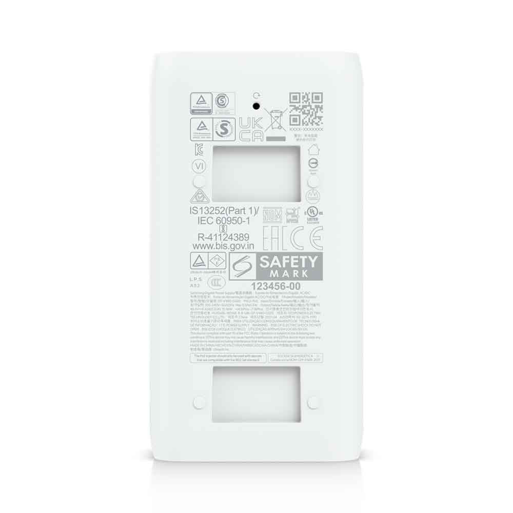 Imagem de FONTE INJETOR UBIQUITI POE U-POE-BR 802.3 AF 15W 48VDC 0.32A