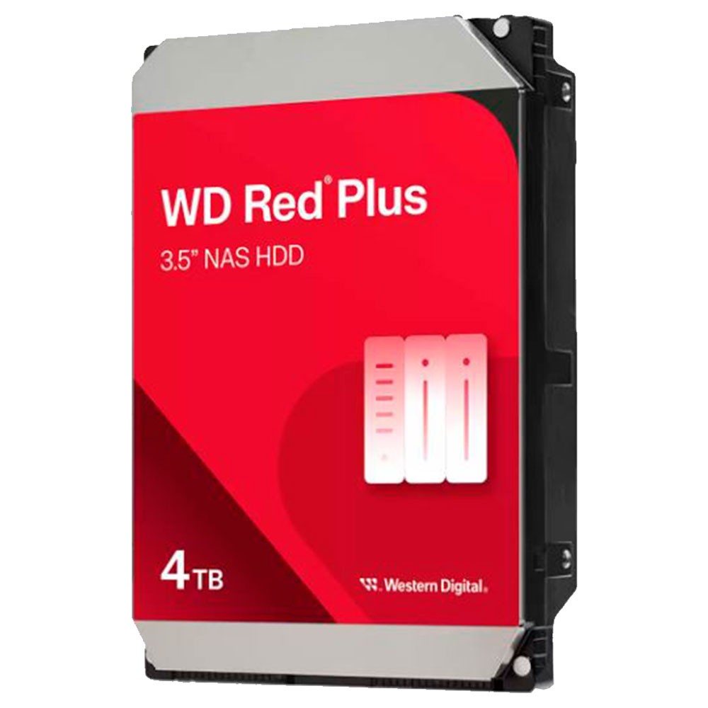 Imagem de HDD WD RED PLUS 4 TB NAS PARA SERVIDOR 24X7 - WD40EFZZ