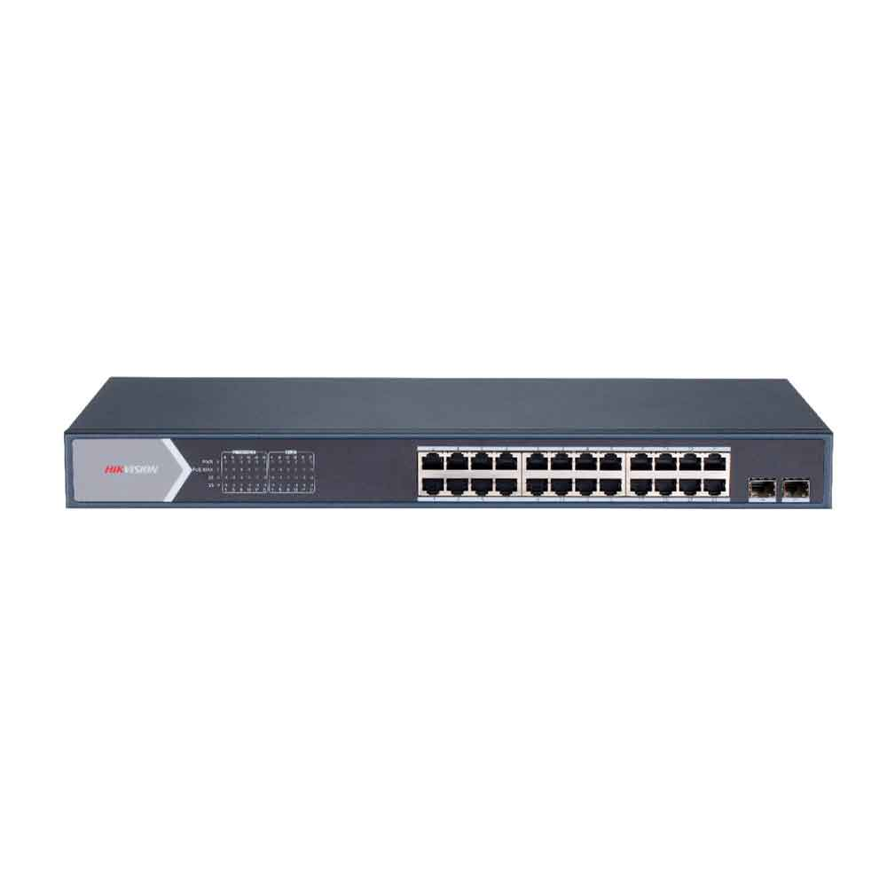 Imagem de SWITCH HIKVISION DS-3E1526P-SI 24 PORTAS GIGABIT POE 2 PORTAS UPLINK 802.3 AF/AT