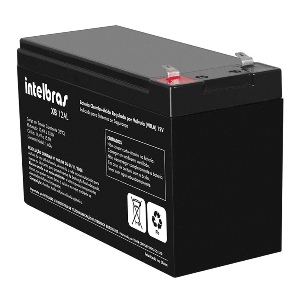 Mostrar detalhes de BATERIA SELADA INTELBRAS XB 12AL VRLA 12V 6A Imagem de BATERIA SELADA INTELBRAS XB 12AL VRLA 12V 6A