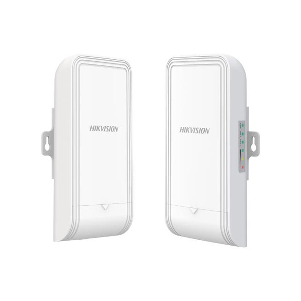 Imagem de KIT ANTENA RADIO OUTDOOR 5Ghz CPE 2X2 MIMO ROTEADOR WIRELESS BRIDGE 867Mbps 2X10/100 12DBI 5KM DS-3WF02-5AC/D HIKVISION