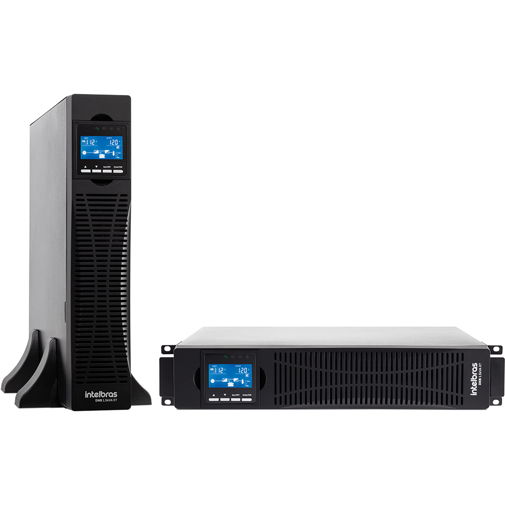 Imagem de NOBREAK INTELBRAS 1500VA/1350W SENOIDAL ONLINE MONO/120V 4820148 DNB 1.5 RT G2 RACK