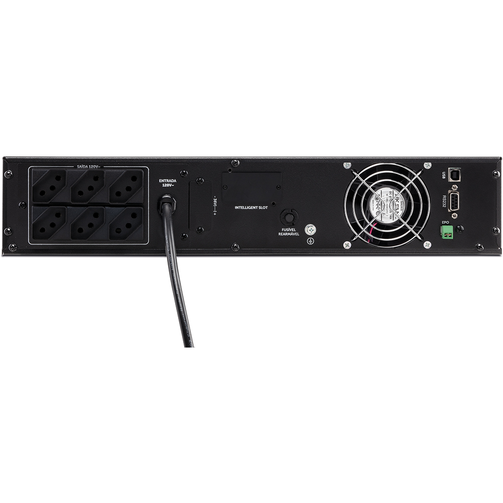 Imagem de NOBREAK INTELBRAS 1500VA/1350W SENOIDAL ONLINE MONO/120V 4820148 DNB 1.5 RT G2 RACK