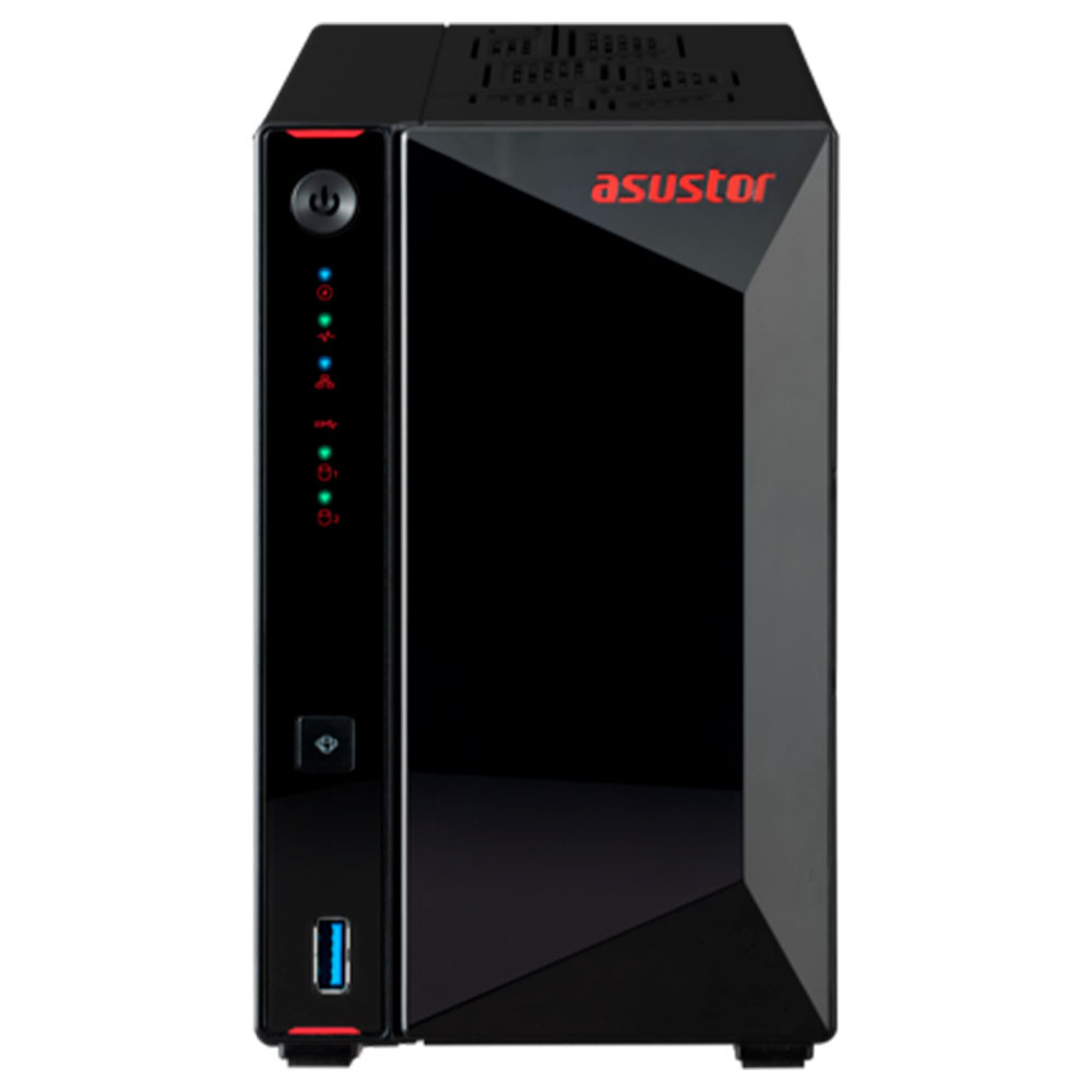 Imagem de STORAGE NAS ASUSTOR TORRE S/HD 2 BAIAS INTEL CELERON N5105 2 PORTAS LAN 2.5GB - AS5402T-BR