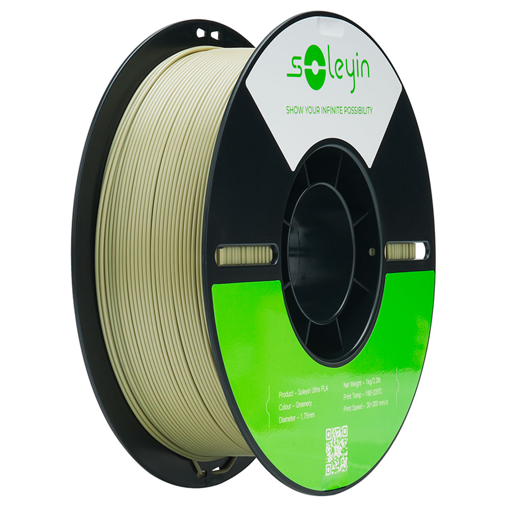 Mostrar detalhes de FILAMENTO CREALITY SOLEYIN ULTRA PLA (ESVERDEADO) 1,75MM 3301010604 Imagem de FILAMENTO CREALITY SOLEYIN ULTRA PLA (ESVERDEADO) 1,75MM 3301010604