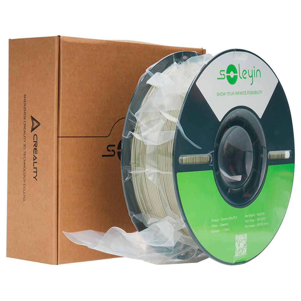 Imagem de FILAMENTO CREALITY SOLEYIN ULTRA PLA (ESVERDEADO) 1,75MM 3301010604