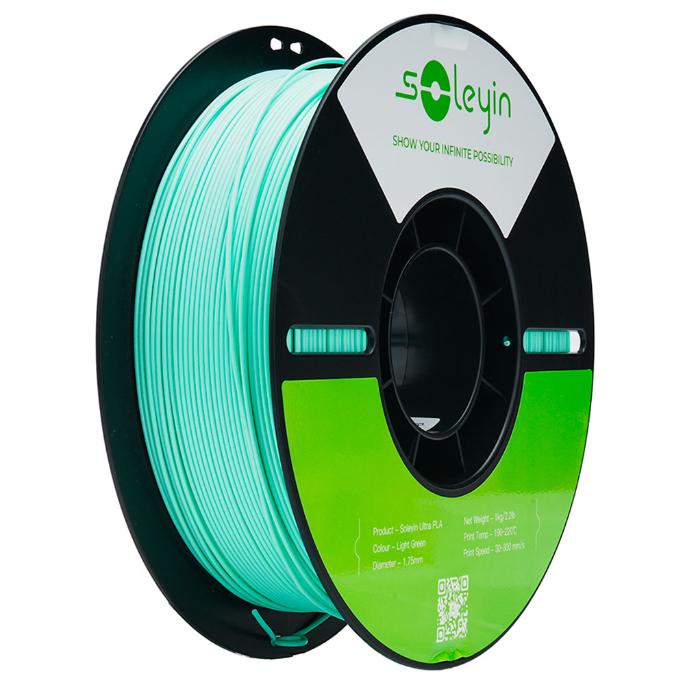 Mostrar detalhes de FILAMENTO CREALITY SOLEYIN ULTRA PLA (VERDE CLARO) 1,75MM 3301010603 Imagem de FILAMENTO CREALITY SOLEYIN ULTRA PLA (VERDE CLARO) 1,75MM 3301010603