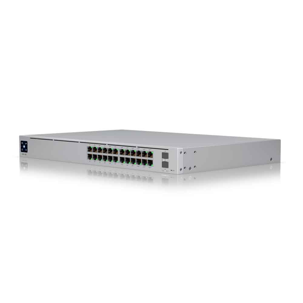 Mostrar detalhes de SWITCH UBIQUITI GERENCIAVEL L3 24 PORTAS GIGABIT + 02 SFP+ DE 10GB USW-PRO-24-POE RACK Imagem de SWITCH UBIQUITI GERENCIAVEL L3 24 PORTAS GIGABIT + 02 SFP+ DE 10GB USW-PRO-24-POE RACK
