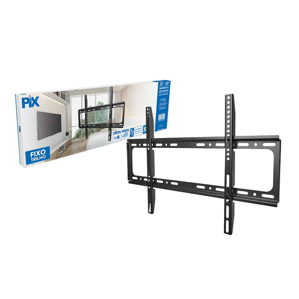 Mostrar detalhes de SUPORTE TV TRILHO FIXO 32" A 80" PIX - 079-0065 Imagem de SUPORTE TV TRILHO FIXO 32" A 80" PIX - 079-0065