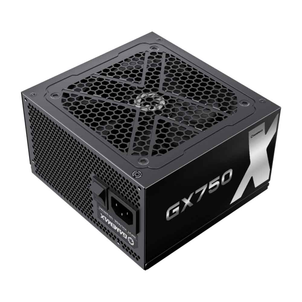 Imagem de FONTE DE ALIMENTACAO GAMEMAX 750W 80 PLUS GOLD FULL MODULAR - GX750 BLACK