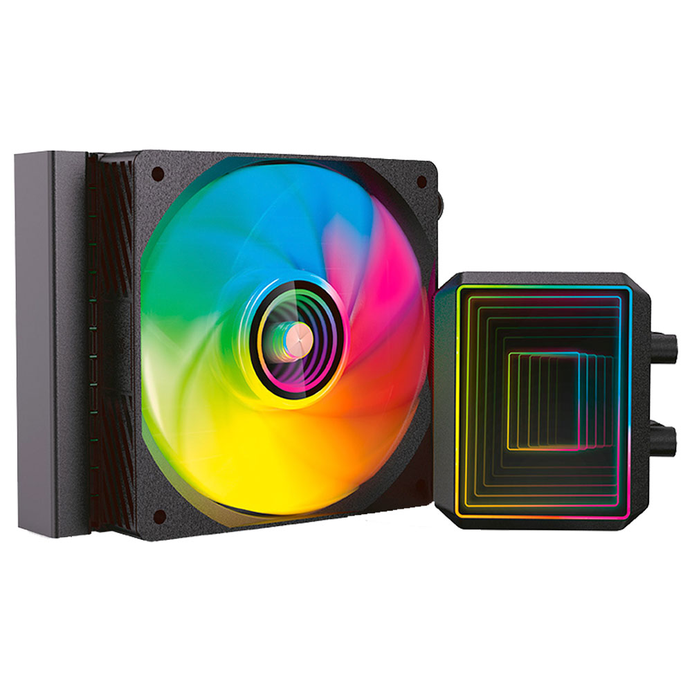 Mostrar detalhes de WATER COOLER C3TECH 120MM FC-W120BKV2 PRETO RGB Imagem de WATER COOLER C3TECH 120MM FC-W120BKV2 PRETO RGB