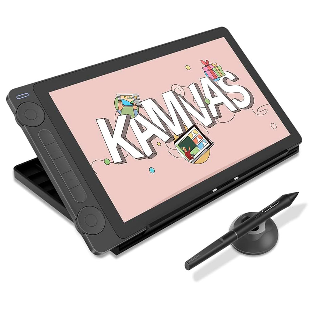 Imagem de MESA DIGITALIZADORA GS1333-K HUION KAMVAS GEN 3 COM SUPORTE 13" FULL HD (COR PRETO)