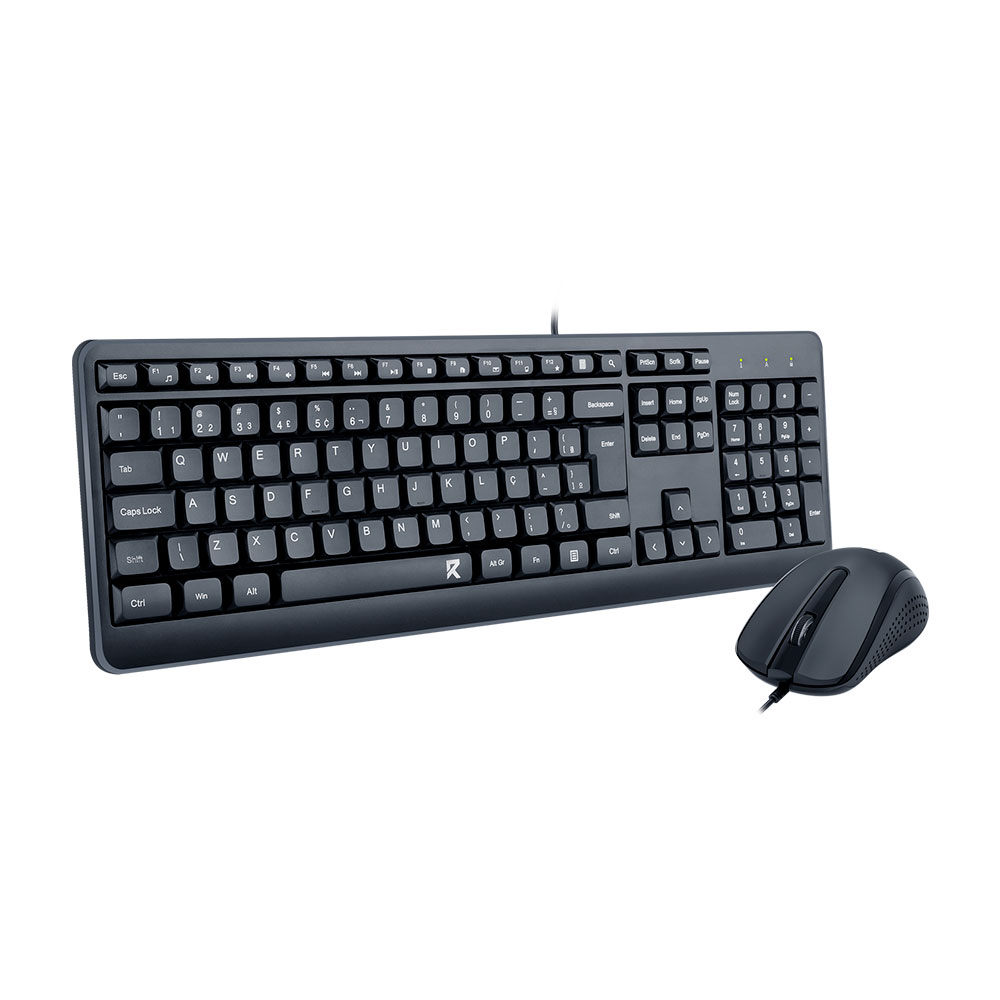 Imagem de KIT MOUSE E TECLADO REDRAGON BS-7092 PRETO