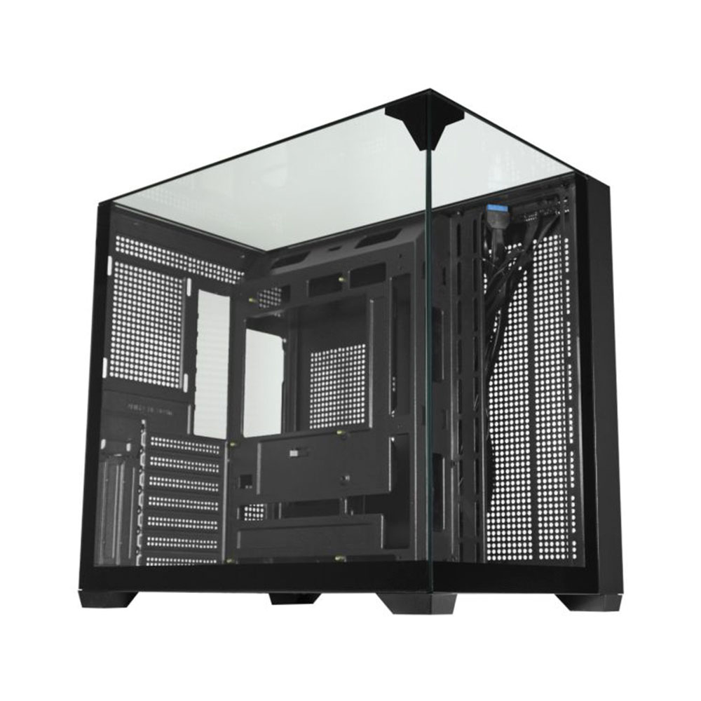 Imagem de GABINETE GAMER K-MEX AQUARIO CG-01FD MEGA SHARK PRETO ATX SEM FAN