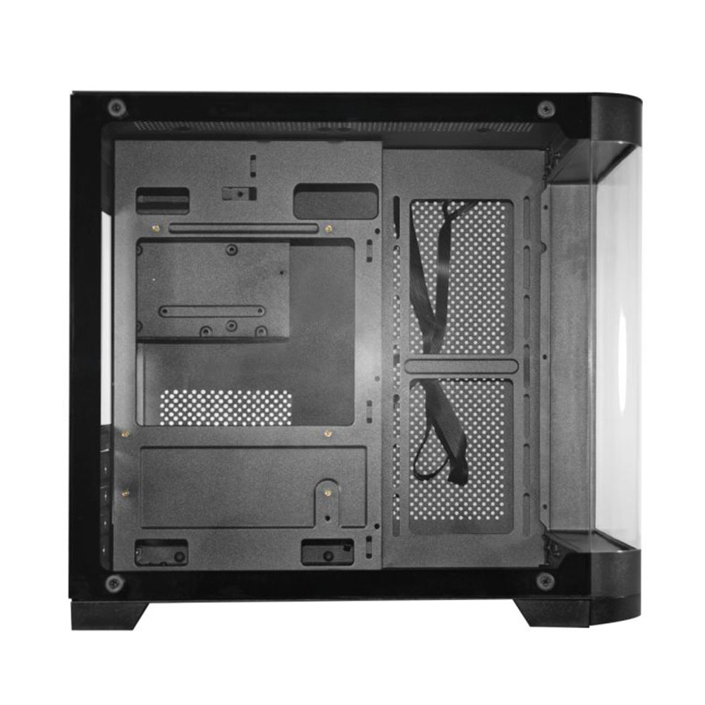 Imagem de GABINETE GAMER K-MEX AQUARIO CG-01AG CURVA PRETO MICRO ATX SEM FAN