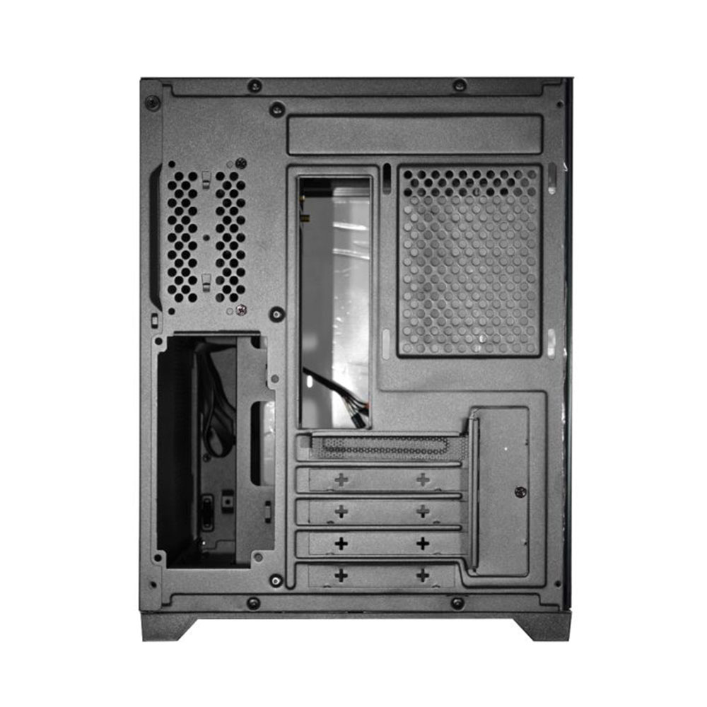 Imagem de GABINETE GAMER K-MEX AQUARIO CG-01AG CURVA PRETO MICRO ATX SEM FAN