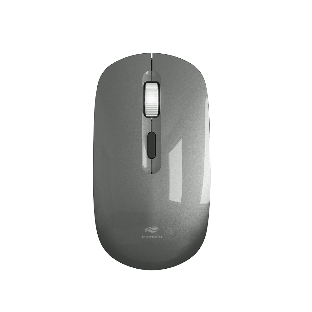 Mostrar detalhes de MOUSE C3TECH SEM FIO RECARREGAVEL M-W80GY CINZA Imagem de MOUSE C3TECH SEM FIO RECARREGAVEL M-W80GY CINZA