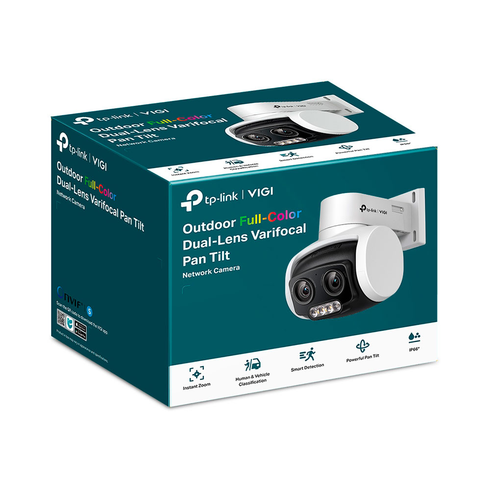Imagem de CAMERA IP SPEED DOME VIGI C540V EXTERNA PAN/TILT FULL-COLLOR LENTE DUPLA TPLINK 4MP TPN0399