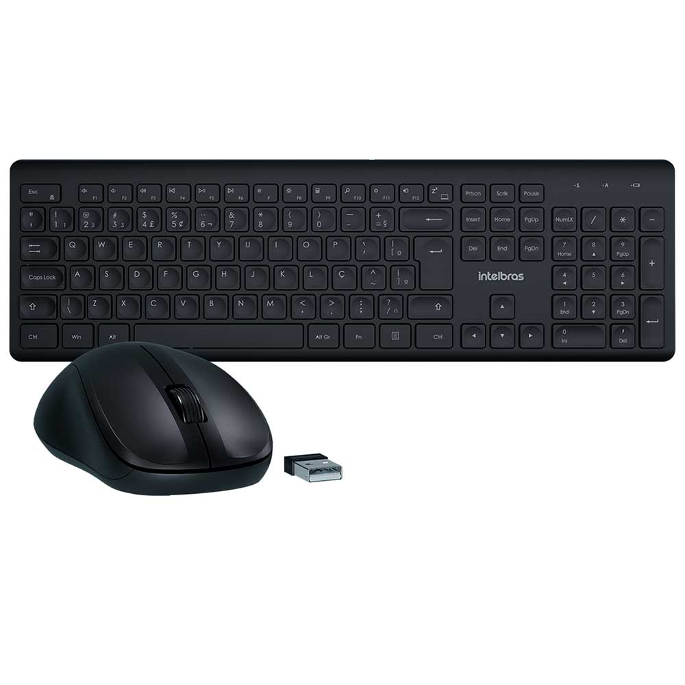 Mostrar detalhes de KIT MOUSE E TECLADO INTELBRAS CSI50 SEM FIO PRETO - 4294200 Imagem de KIT MOUSE E TECLADO INTELBRAS CSI50 SEM FIO PRETO - 4294200