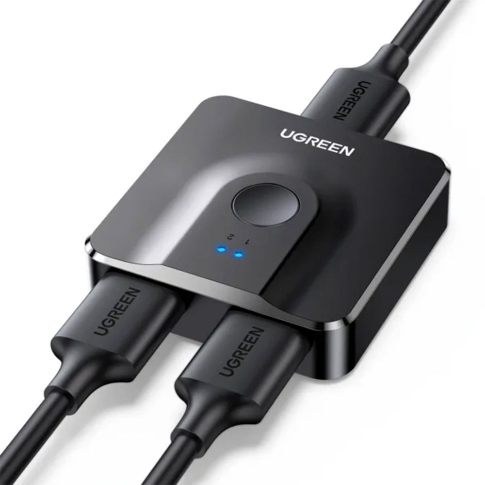 Imagem de SWITCH HDMI UGREEN COM 2 ENTRADAS HDMI E 1 SAIDA HDMI - CM217