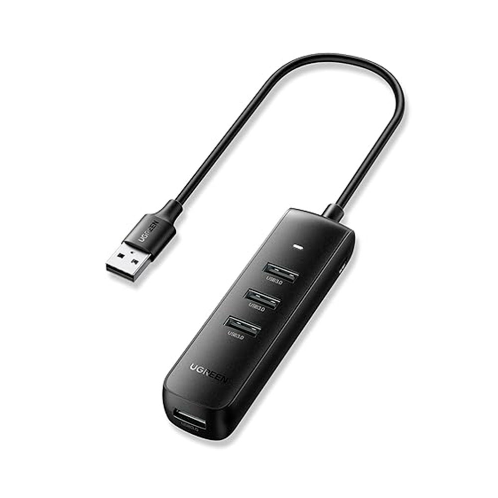 Imagem de HUB USB UGREEN COM 4P USB 3.0 PRETO - CM416