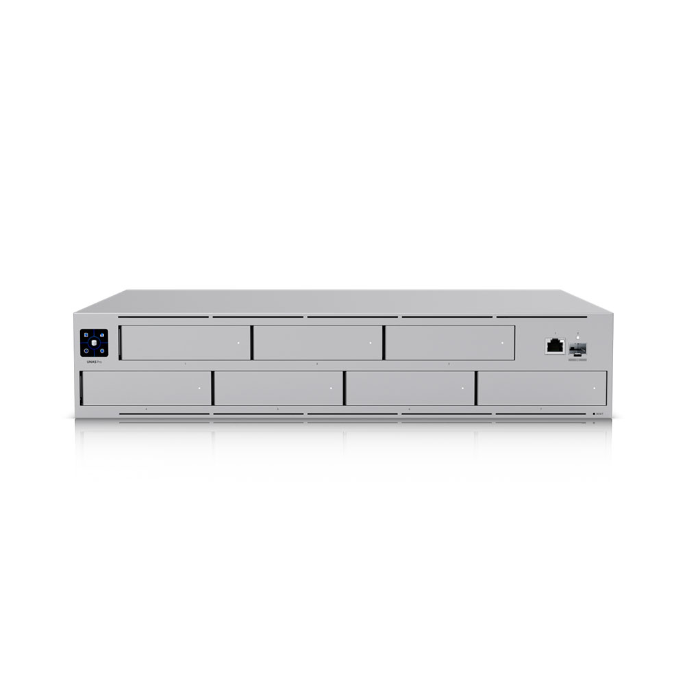 Mostrar detalhes de STORAGE NAS UBIQUITI 2U 7BAIAS PARA HDD 3.5" OU SSD 2.5" 01SFP+ 10GB MAIS 01LAN GIGA UNAS-PRO RACK Imagem de STORAGE NAS UBIQUITI 2U 7BAIAS PARA HDD 3.5" OU SSD 2.5" 01SFP+ 10GB MAIS 01LAN GIGA UNAS-PRO RACK