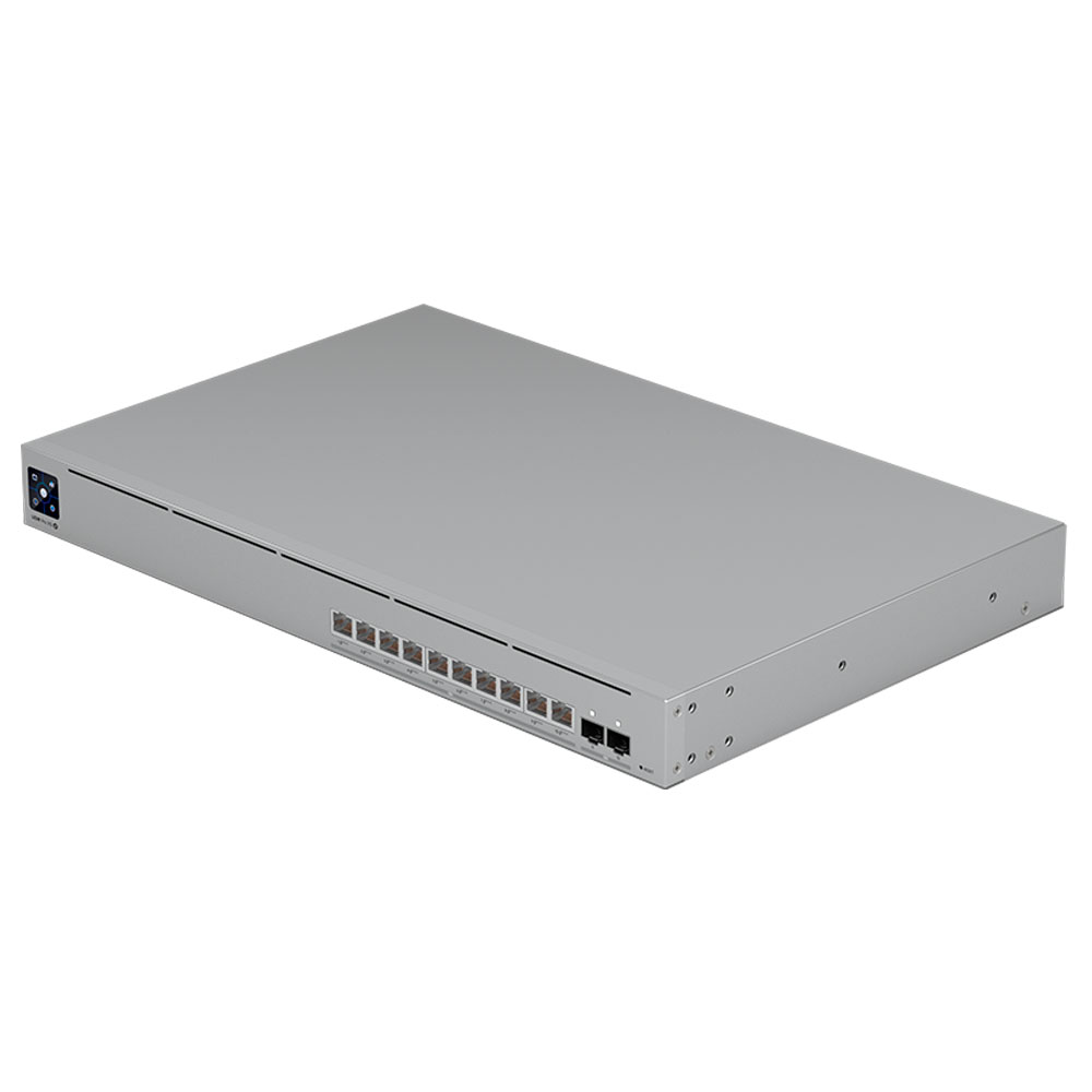 Imagem de SWITCH UBIQUITI GERENCIAVEL L3 10 PORTAS 10GBE+ 02 SFP+ DE 10GB USW-PRO-XG-10-POE-BR