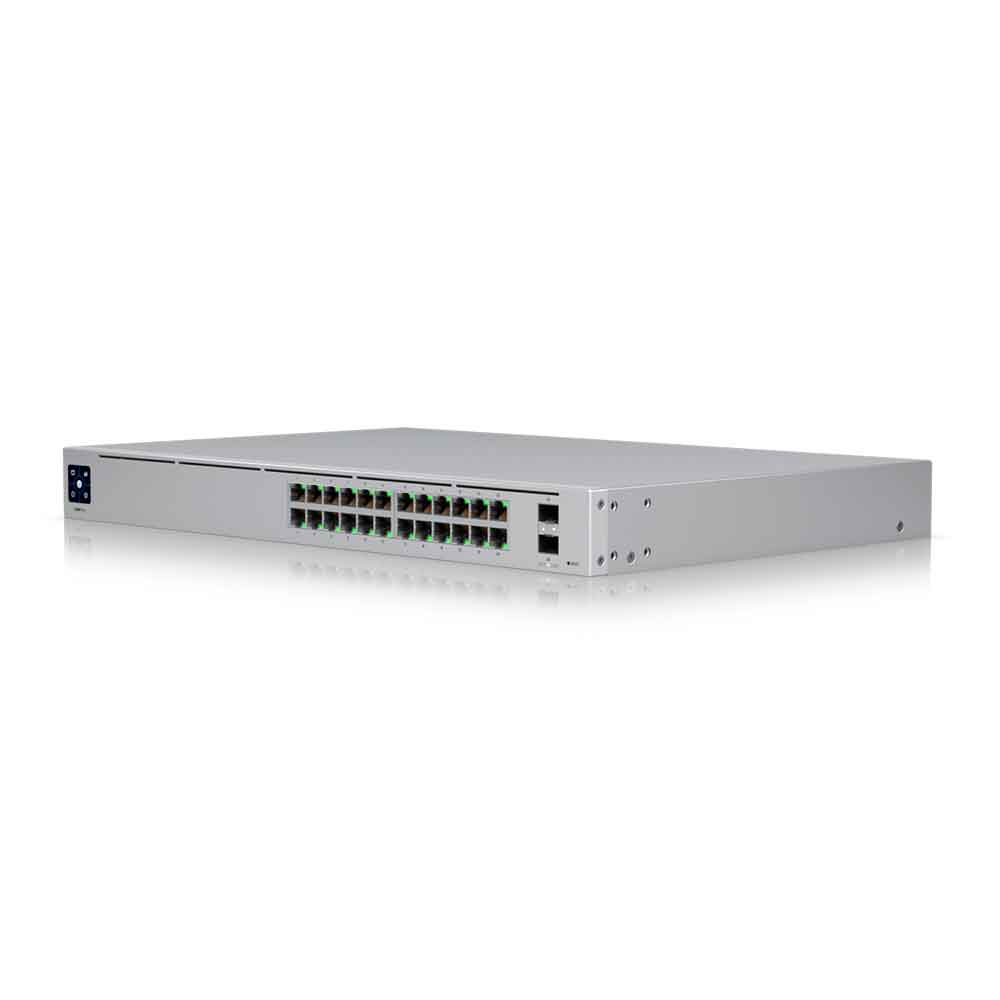 Mostrar detalhes de SWITCH UBIQUITI GERENCIAVEL L3 24 PORTAS GIGABIT + 02 SFP+ DE 10GB USW-PRO-24 RACK Imagem de SWITCH UBIQUITI GERENCIAVEL L3 24 PORTAS GIGABIT + 02 SFP+ DE 10GB USW-PRO-24 RACK