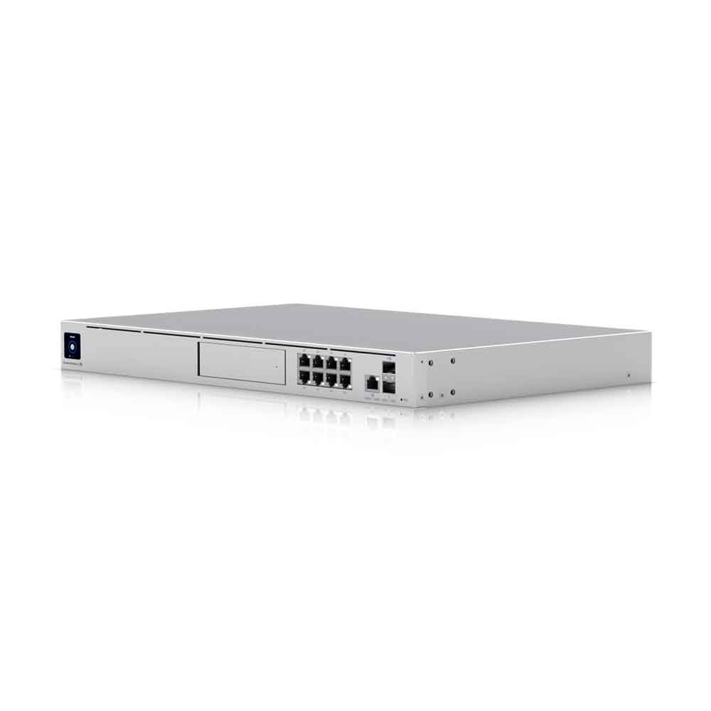 Imagem de ROTEADOR/FIREWALL UBIQUITI DUAL WAN 10GB C/08 PORTAS POE GIGABIT + 2 SFP+ DE 10GB E NVR UNIFI DREAM