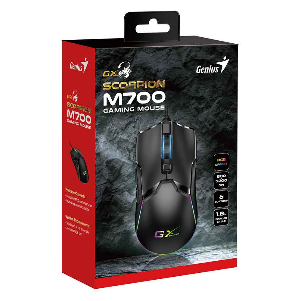 Imagem de MOUSE GAMER GENIUS SCORPION M700