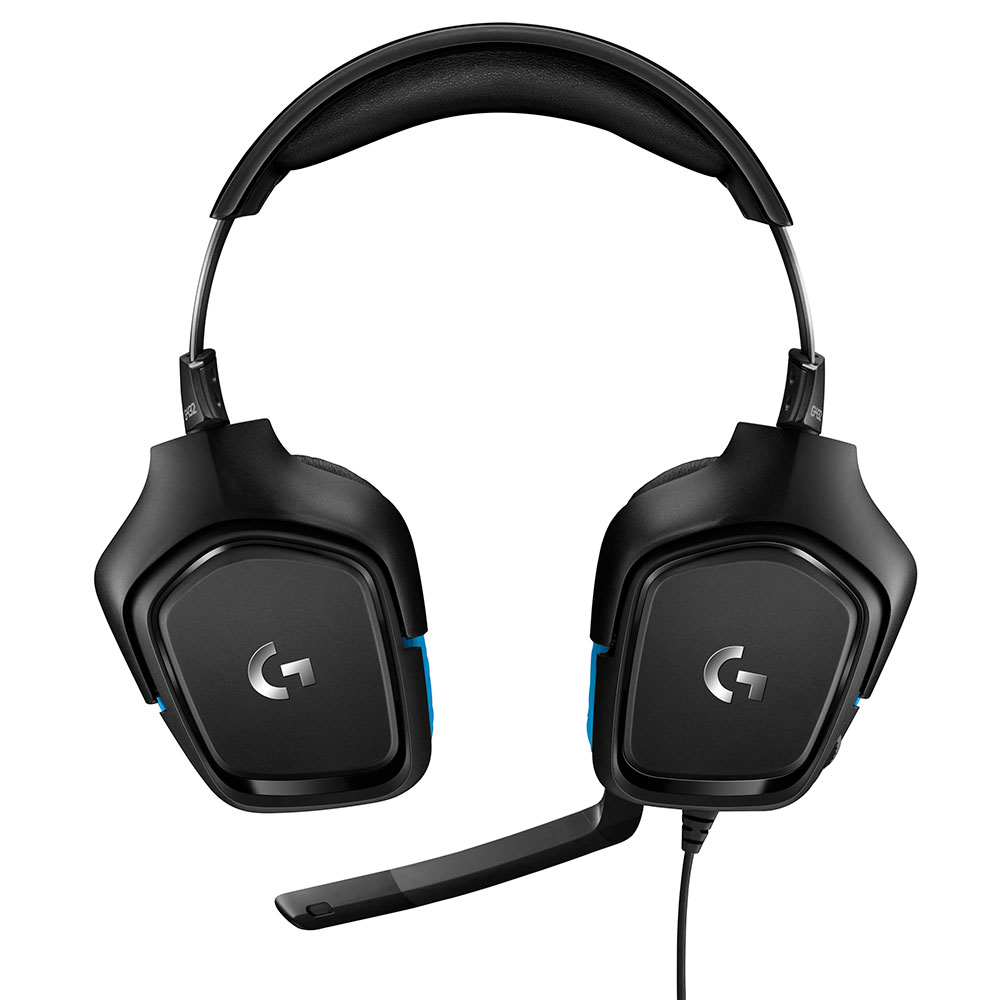 Imagem de FONE DE OUVIDO MIC LOGITECH GAMER G432 7.1 USB/P2 PRETO